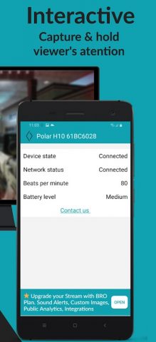 PULSOID: Heart Rate Streaming для Android — скриншот 4