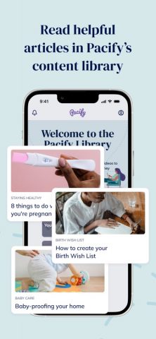Pacify: Doula & Lactation Care для iOS — скриншот 3