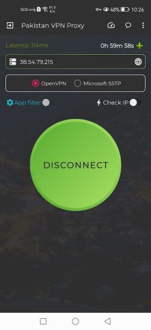Pakistan VPN — PK VPN для Android — скриншот 1