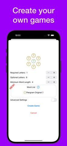 Pangram для iOS — скриншот 4