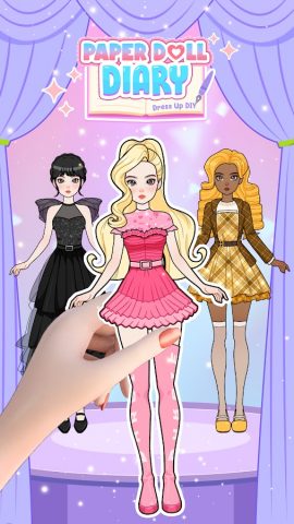 Paper Doll Diary: Dress Up DIY для Android — скриншот 1