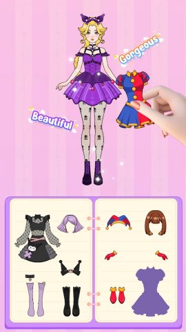 Paper Doll Diary: Dress Up DIY для Android — скриншот 3