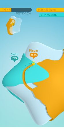 Paper.io 3D для iOS — скриншот 1