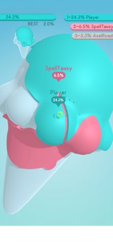 Paper.io 3D для iOS — скриншот 2