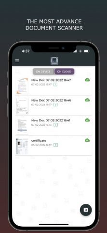 PaperScan — Doc Scanner. для iOS — скриншот 1