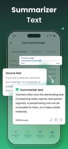 Paraphrase: Plagiarism Checker для iOS — скриншот 4