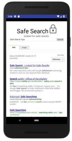 Parental Control — Safe Search для Android — скриншот 3