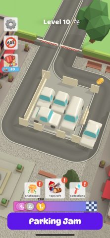 Parking Jam 3D для iOS — скриншот 1