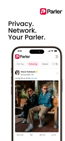 Parler для iOS — скриншот 1