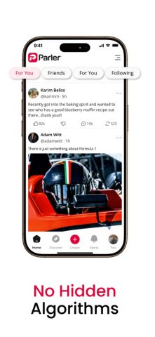 Parler для iOS — скриншот 2