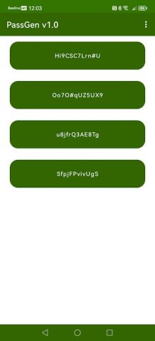 PassGen для Android — скриншот 1