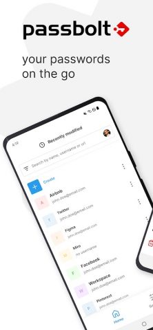 Passbolt — password manager для Android — скриншот 1