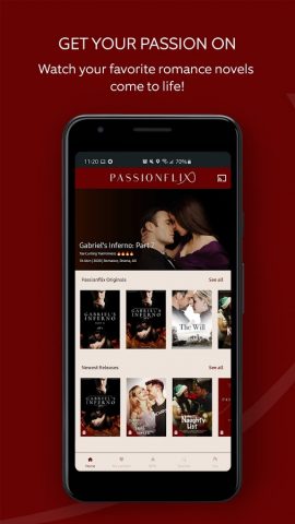 Passionflix для Android — скриншот 1