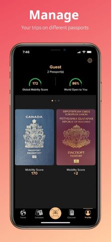 Passport Index для Android — скриншот 1