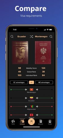Passport Index для Android — скриншот 5