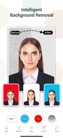Passport Photo Maker-ID Photo для iOS — скриншот 2