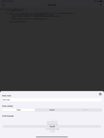 PasteMe — Pastebin Client для iOS — скриншот 2