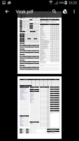 Pathbuilder 1e для Android — скриншот 5