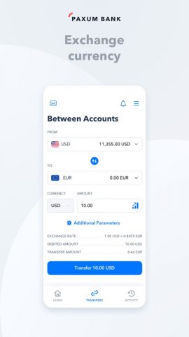 Paxum Bank для Android — скриншот 5