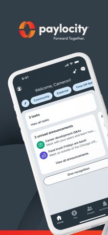 Paylocity для iOS — скриншот 1