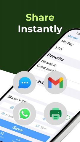Payslip Maker для Android — скриншот 3