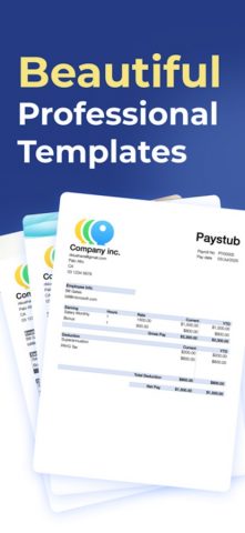 Paystub Maker для iOS — скриншот 3