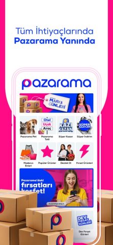 Pazarama: Online Alışveriş для iOS — скриншот 1