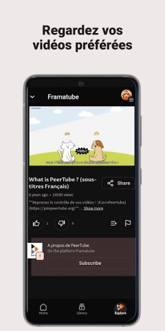 PeerTube для Android — скриншот 2