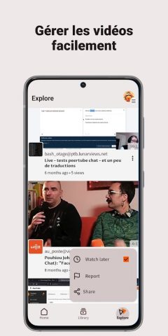 PeerTube для Android — скриншот 4