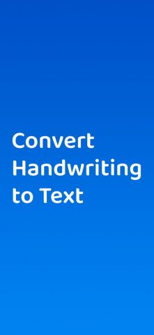 Handwriting to Text PenToPrint для iOS — скриншот 1