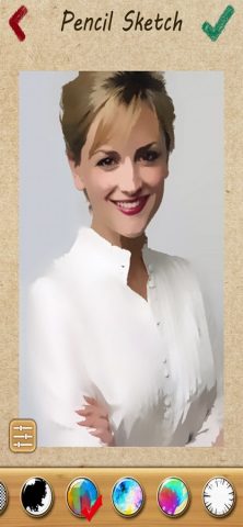 Pencil Sketch Photo Camera для iOS — скриншот 2