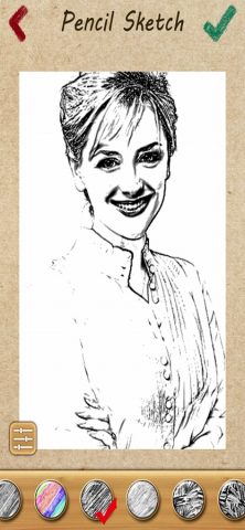 Pencil Sketch Photo Camera для iOS — скриншот 3