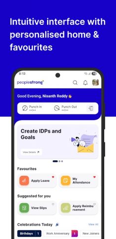 PeopleStrong для Android — скриншот 1