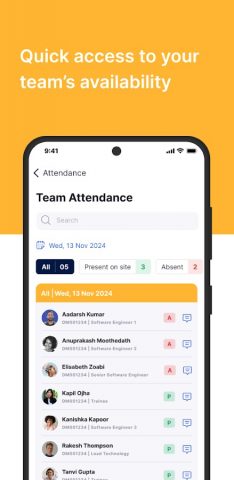 PeopleStrong для Android — скриншот 3