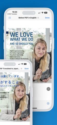 Переводчик PDF и Word для iOS — скриншот 2