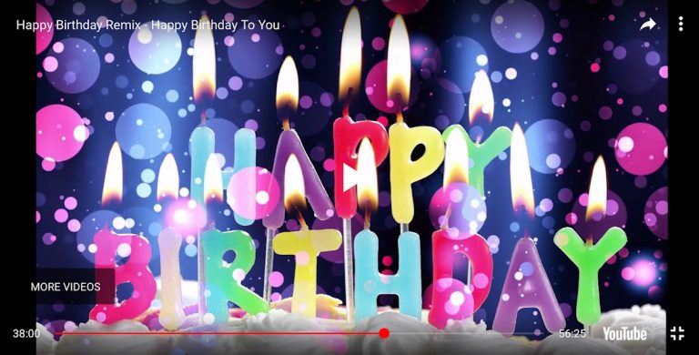 Песня с днем ​​рождения для Android — скриншот 2