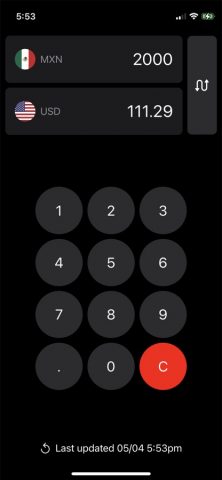Pesos to Dollars Conversion для iOS — скриншот 2
