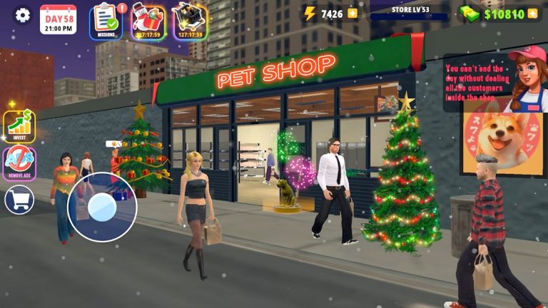 Pet Paradise — Shop Simulator для Android — скриншот 1