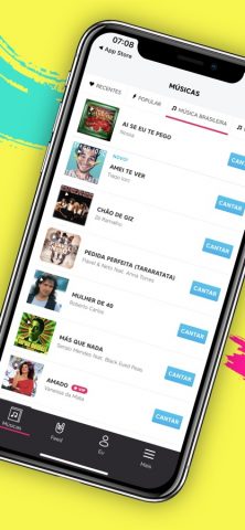 Петь караоке, песни без лимита для iOS — скриншот 1