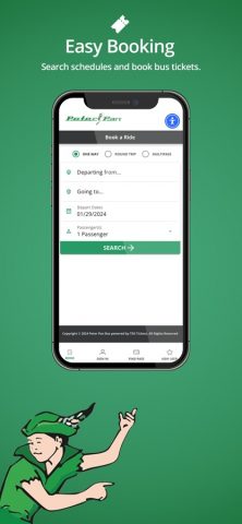 Peter Pan Bus Lines для iOS — скриншот 1