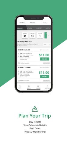 Peter Pan Bus Lines для iOS — скриншот 2