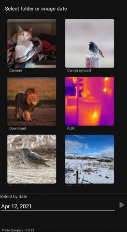 Photo Compare для Android — скриншот 1
