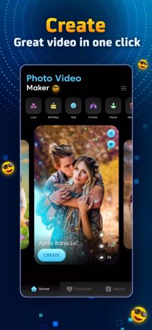 Photo Video Maker with song для iOS — скриншот 2
