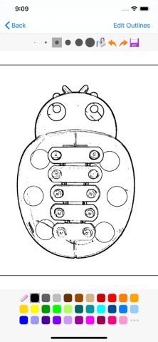 Photo to Coloring Book для iOS — скриншот 3