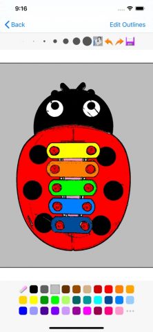 Photo to Coloring Book для iOS — скриншот 4