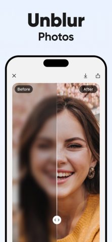 улучшение качества фото:Unblur для iOS — скриншот 2