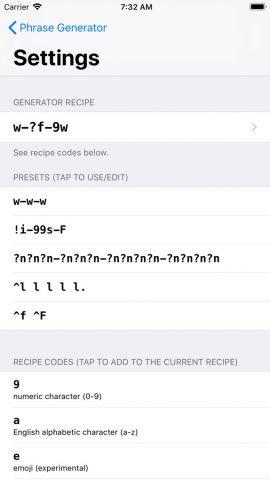 Phrase Generator для iOS — скриншот 3