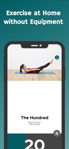 Пилатес в домашних условиях для iOS — скриншот 5