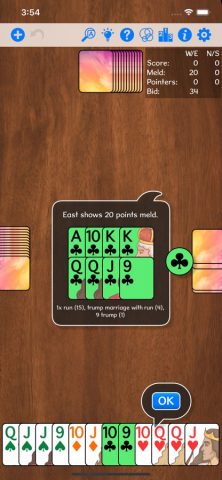 Pinochle для iOS — скриншот 2