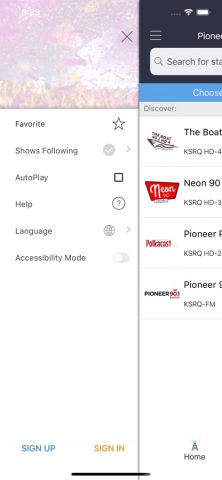 Pioneer Community Radio для iOS — скриншот 5